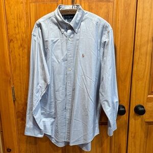 Polo by Ralph Lauren Men's Light Blue Casual Shirt
